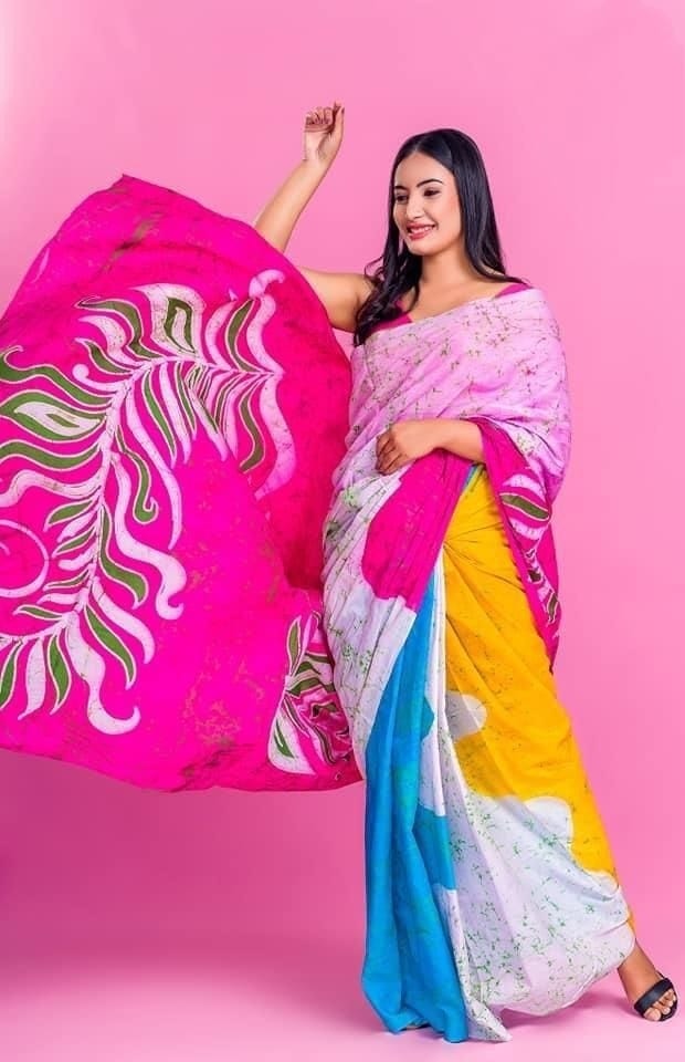 VK 4057 Digital Printed Imported Cotton Sarees Wholesale Clothing Suppliers In India